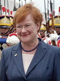 נשיאת פינלנד טרייה הלונן (צילום:ויקיפדיה)