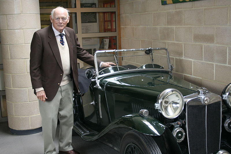 אספן מכוניות עתיקות. הברון אדוארד מונטיגיו השלישי בשנת 2007 (צילום: ויקיפדיה)