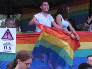 מצעד הגאווה ראשל''צ - יום הבינ''ל למאבק בהומופוביה 2010. צילום: מאור ברזני